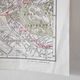 Vintage map 1970 Paris and its suburbs 75x55cm duplex