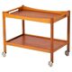 Chariot de bar danois moderne du milieu du siècle par Hans J. Wegner pour Andreas Tuck, années 1950.