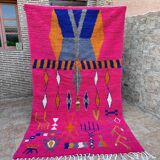 Authentic Moroccan Berber rug, Azilal, new and colorful, 256x150cm