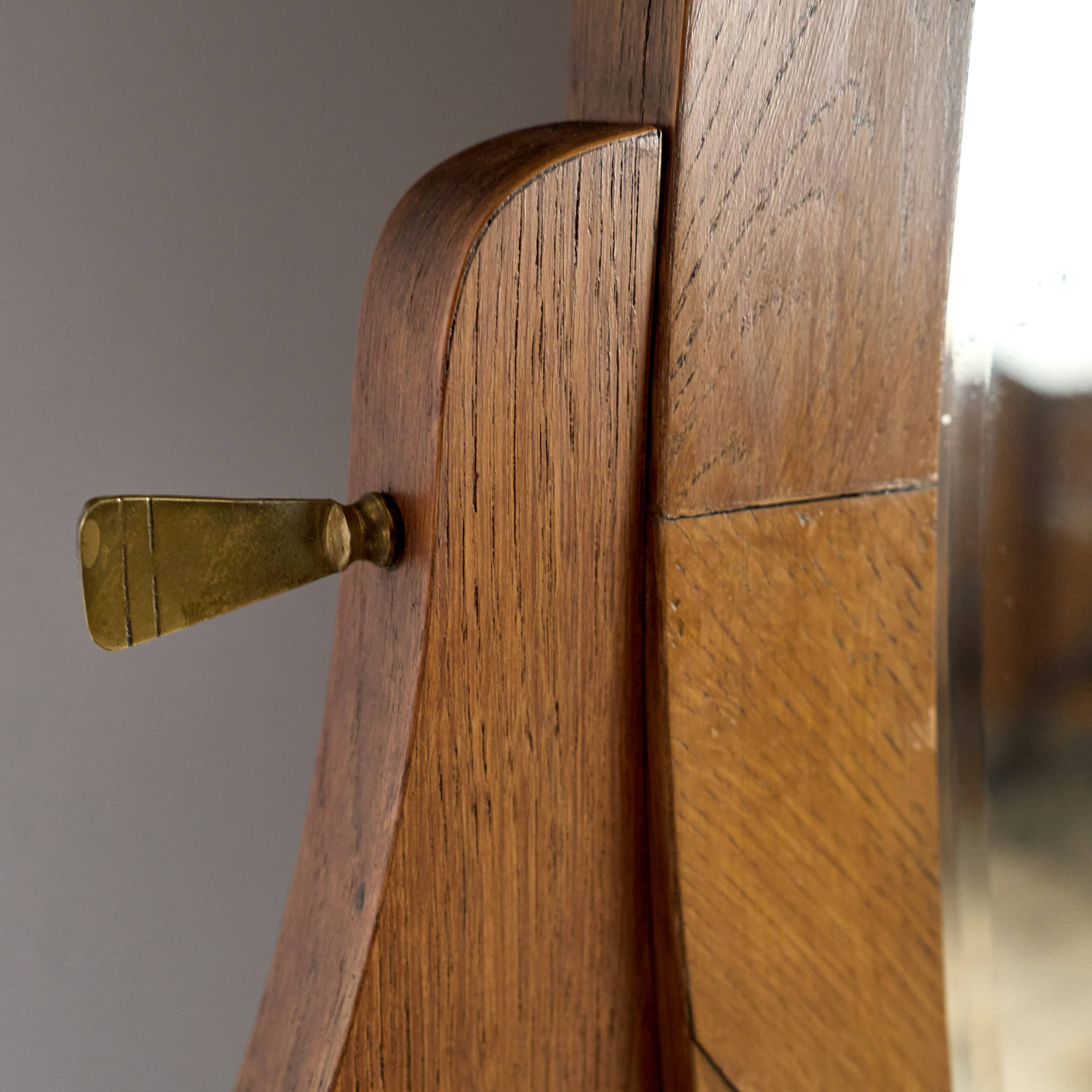 Antique Wooden Vanity, 1920s, Czechoslovakia