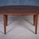 Oval Coffee Table in Rosewood attributed to Aksel Kjersgaard, Odense Møbelfabrik, 1960s