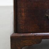 Early 18th century antique English oak chest of drawers with 5 drawers