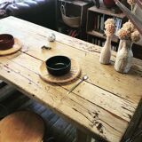 Solid oak farm table 152x72