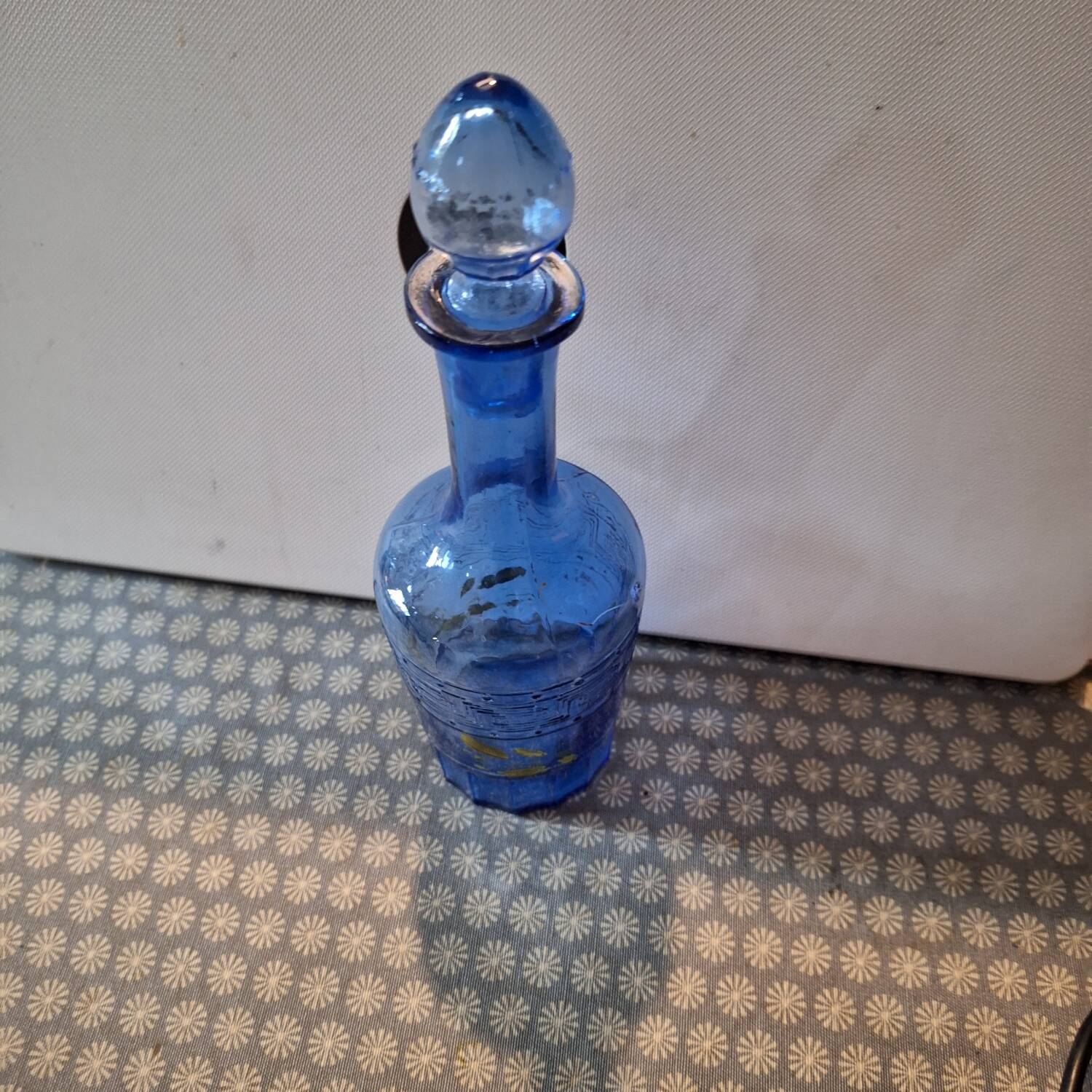 Small blue carafe