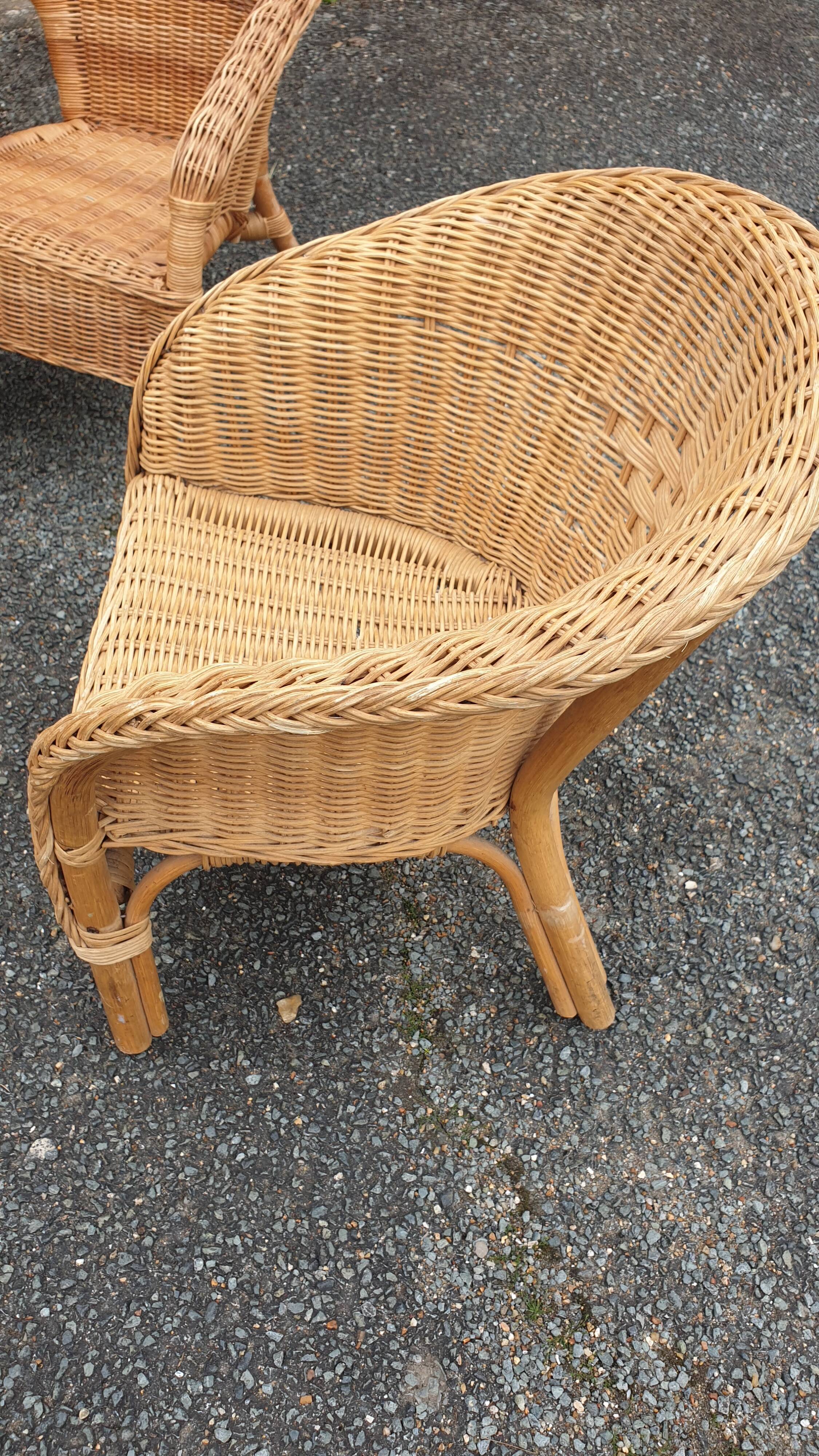 Rattan lounge for children