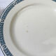 9 vintage flat plates iron earth salins model "castellane"