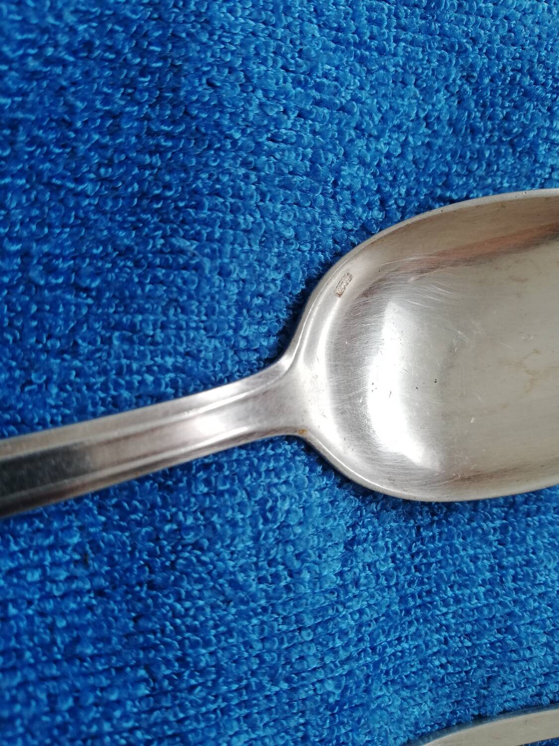 Gianini silver-plated spoon and fork