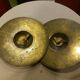 Pair of brass cymbals