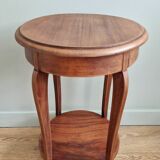 Mahogany side table with two trays, mid-20th century