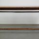 Beautiful antique French dining table with perfect dimensions and handy hooks