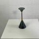 Vintage candlestick in green marble and brass