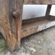 Old carpenter's workbench 2m40 in beech