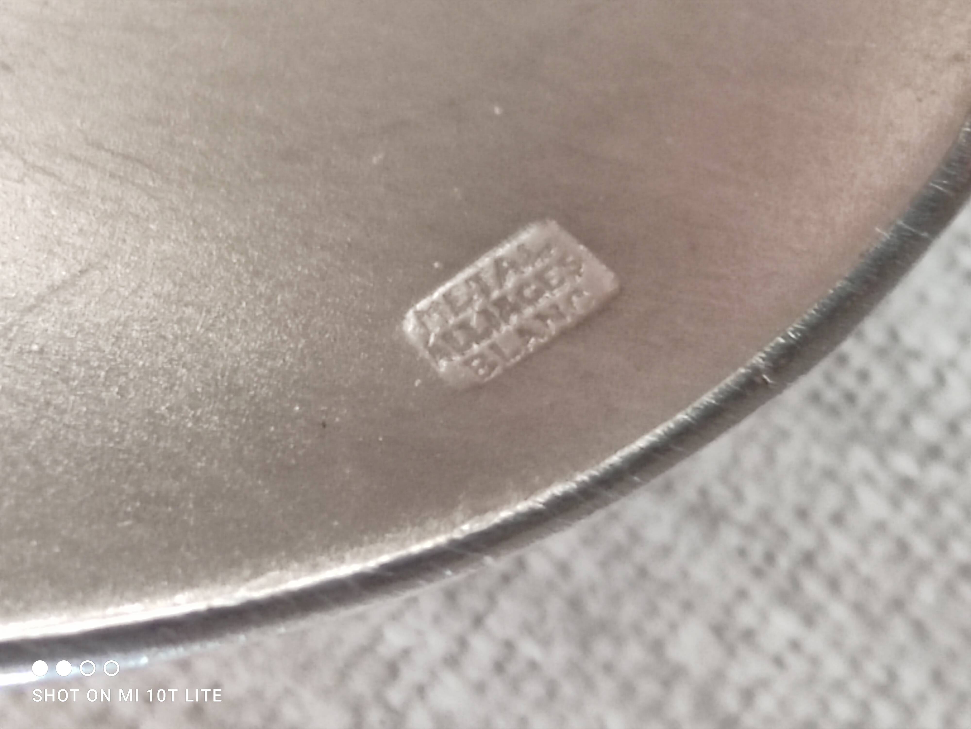 Set of 12 old silver-plated soup spoons