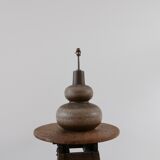 Mid-century ceramic 'gourd' english table lamp
