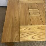 Maison Regain solid elm extendable dining table