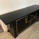 1970s black lacquer sideboard