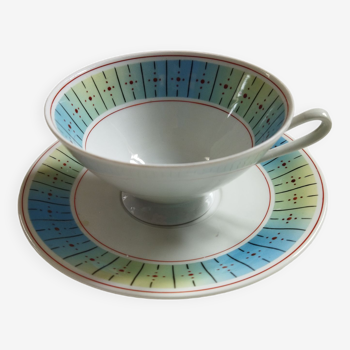 Tasse en porcelaine allemande Weisswasser