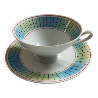 Tasse en porcelaine allemande Weisswasser