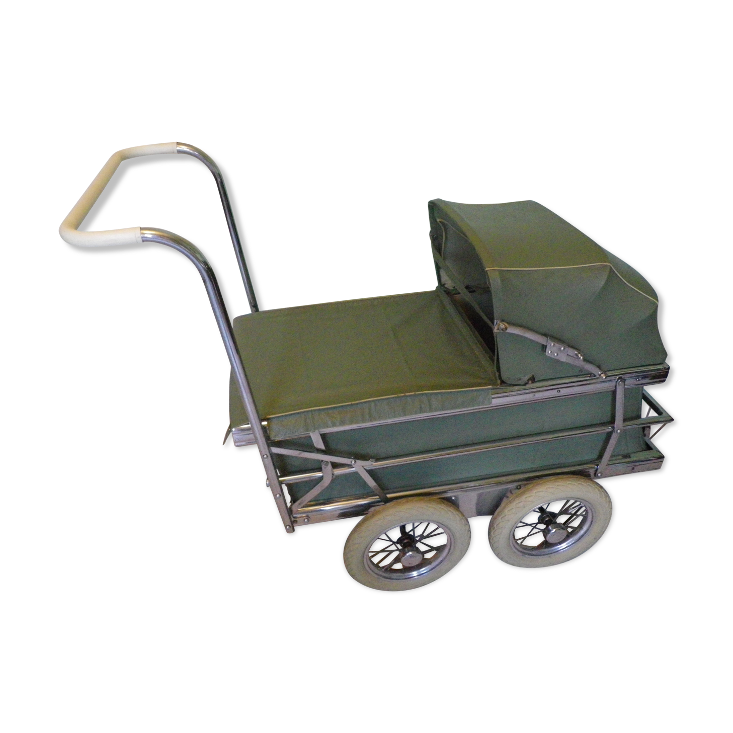 Landeau repliable d'origine de marque Flandria années 50