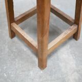 Vintage wooden workshop stool