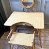 Rattan dressing table 1960
