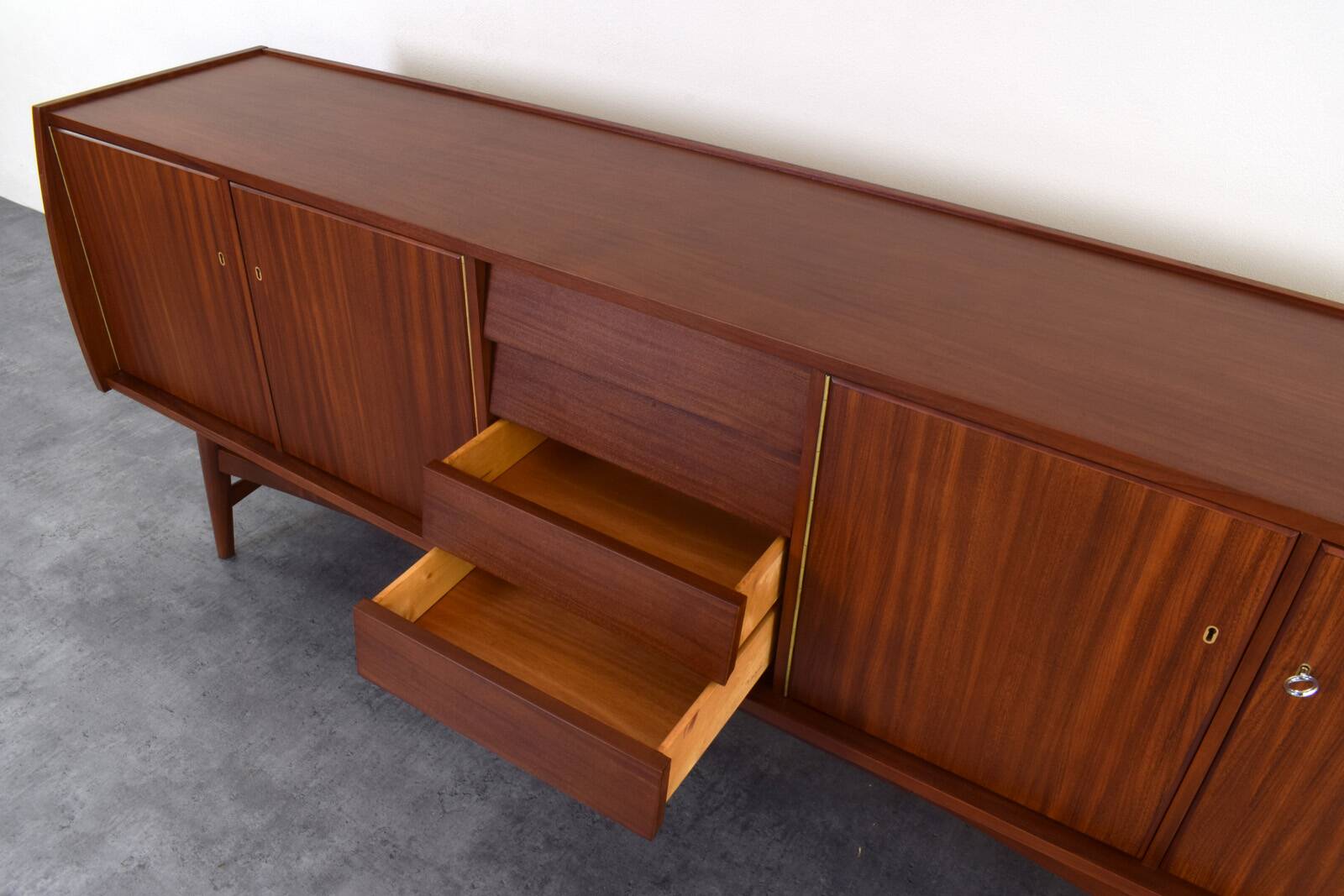 Mid-Century Danish Teak Sideboard, 1960s.