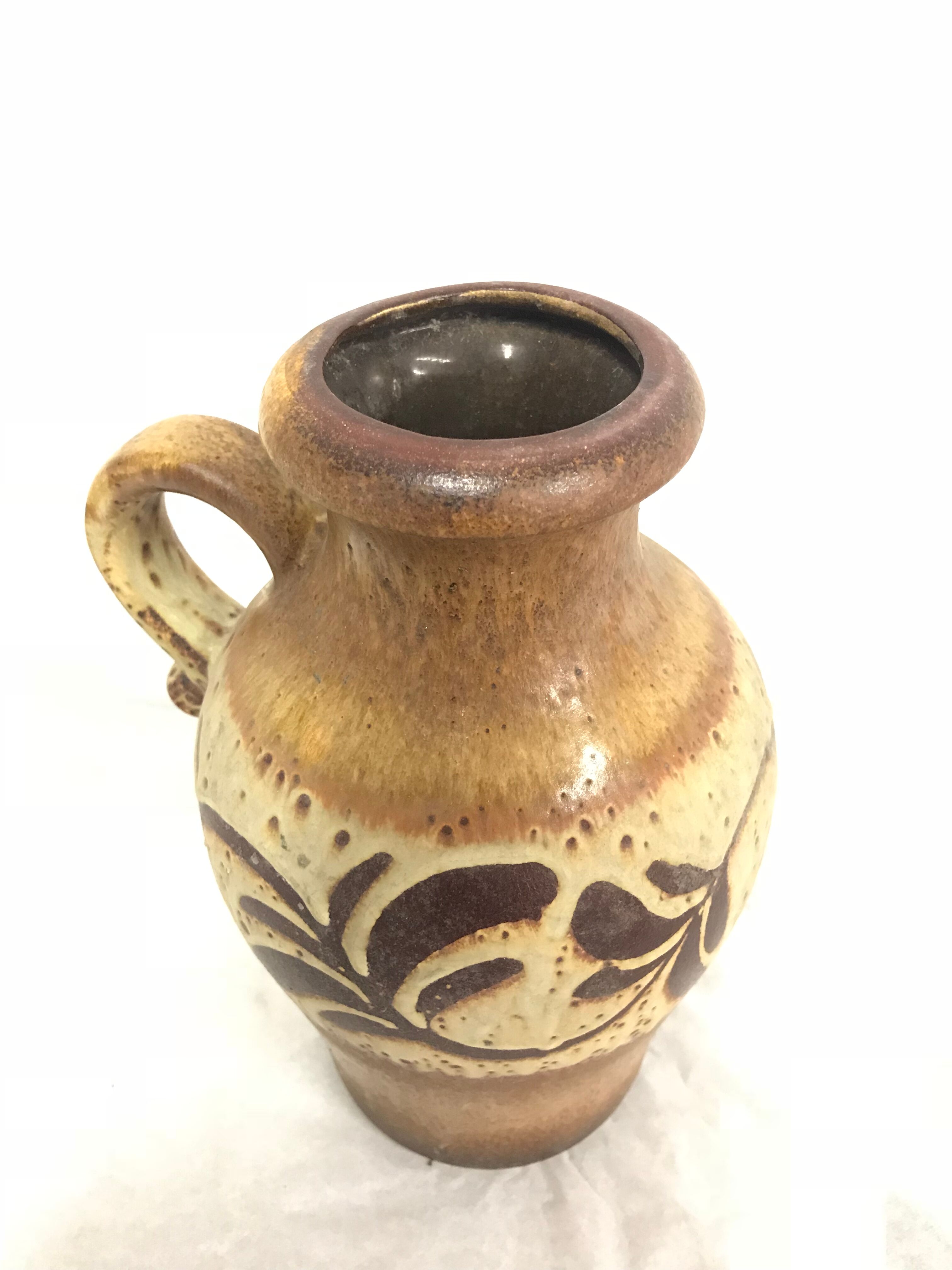 German ceramic vase West Germany