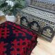 Handmade Berber pouf in wool 60 X 60 X 20 CM