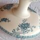 Antique ironstone fruit bowl from Sarreguemines. The Royat model.