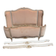 Louis XV half-basket bed