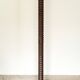 Wooden column floor lamp by Charles Dudouyt, 1940s