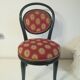 Curved wood children's chair