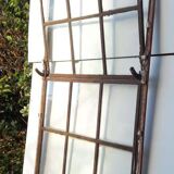 W84xH137.5 industrial curved metal glass frame window