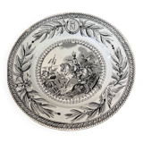Creil & Montereau plate, 19th century