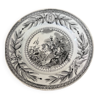 Creil & Montereau Plate, 19th Century