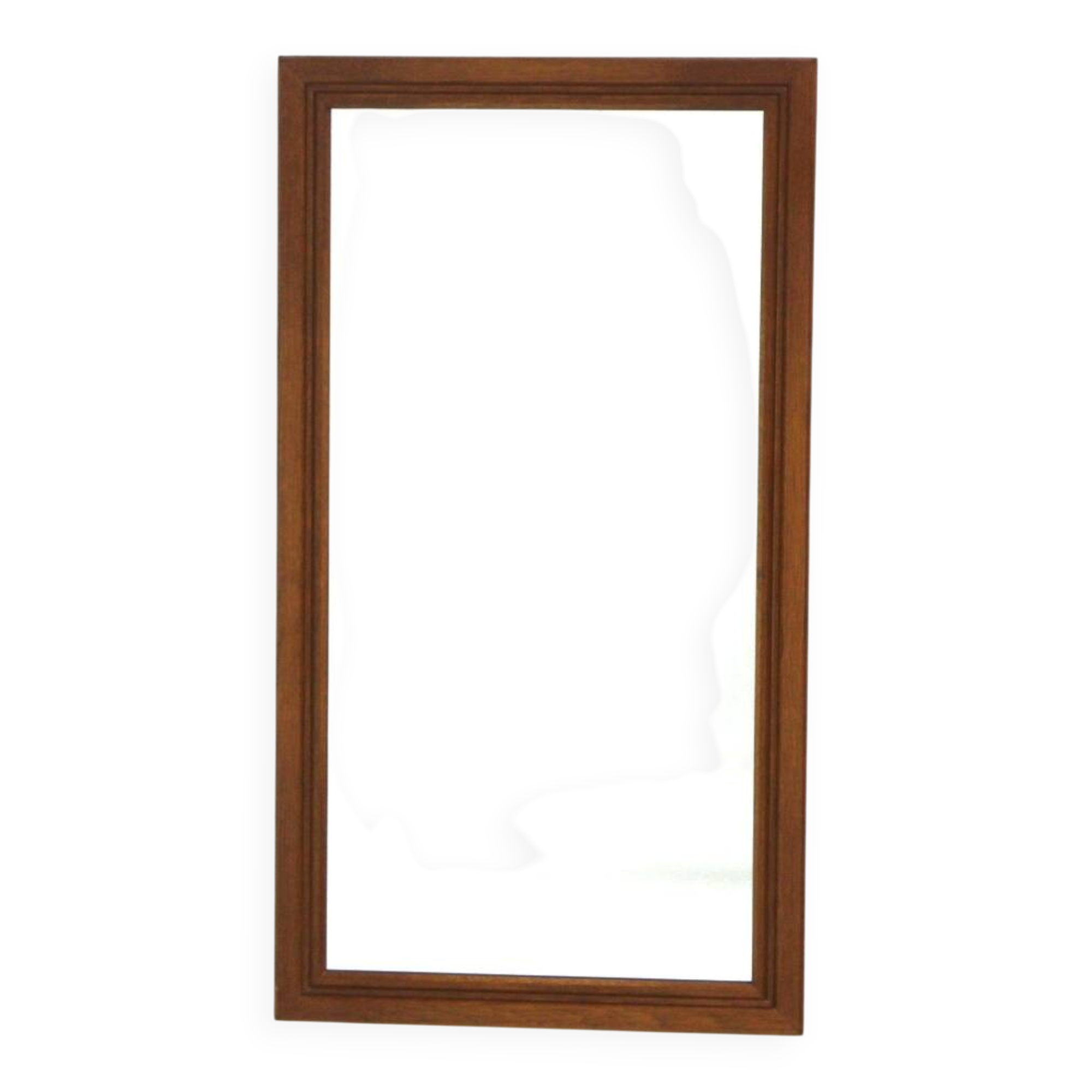 Scandinavian oak mirror, Sweden 1960, 100 x 55cm