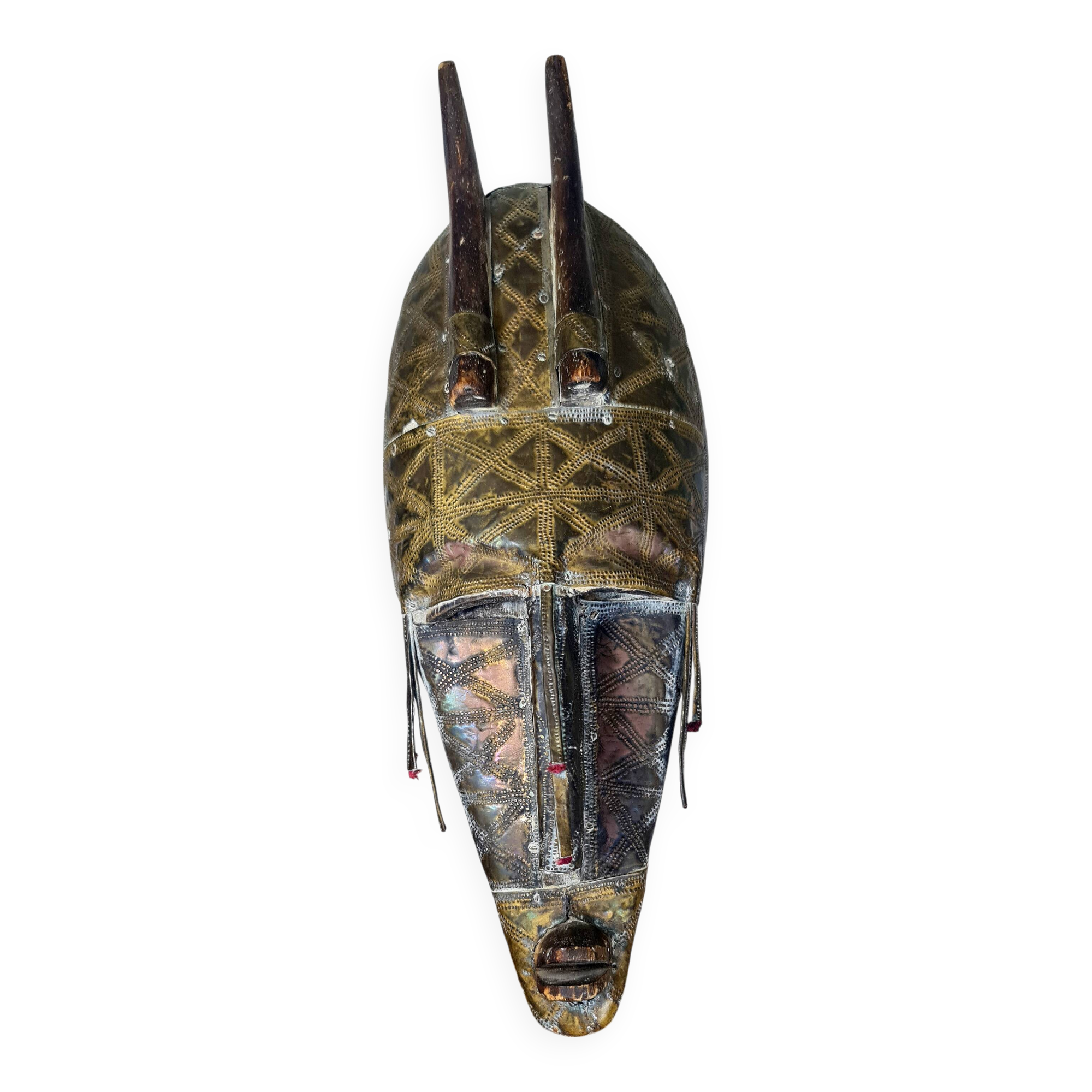 African bambara mask (mali), sold without base