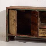 Antique wabi sabi style low cabinet (c.1900)
