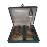Ménagère 12 fourchettes à dessert dans boîte