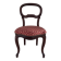 Chaise ancienne capitonnée