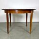 1960s Midcentury round rosewood dining table, Lübke
