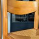 Pair of solid elm chairs with straw – Maison Regain, here