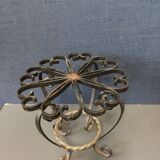 Wrought iron plant holder