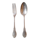 Couverts de table en argent massif Emile Puiforcat 