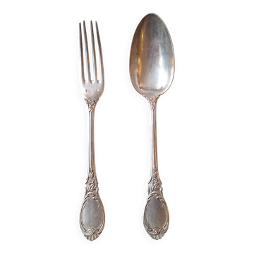 Couverts de table en argent massif Emile Puiforcat 