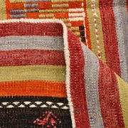 6x12 Soft Orange & Red Turkish Kilim Rug, 180x340Cm