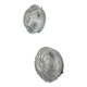 Pair of "Daisy Flower" wall sconces by Limburg, frosted glass, Germany 1960s