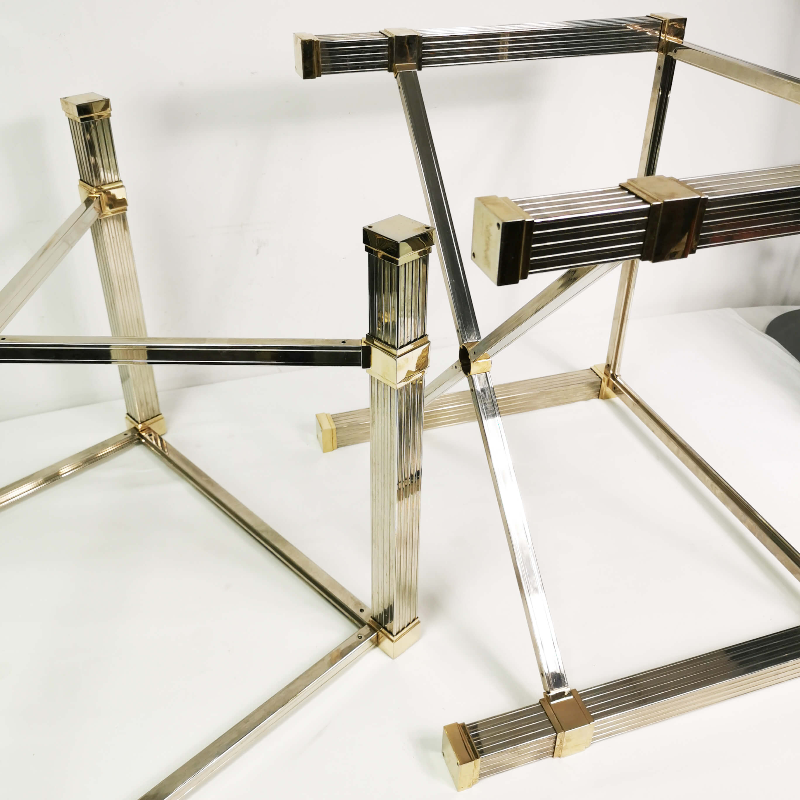 Hollywood Regency coffee tables, Pierre Vandel Paris, France, 1980s