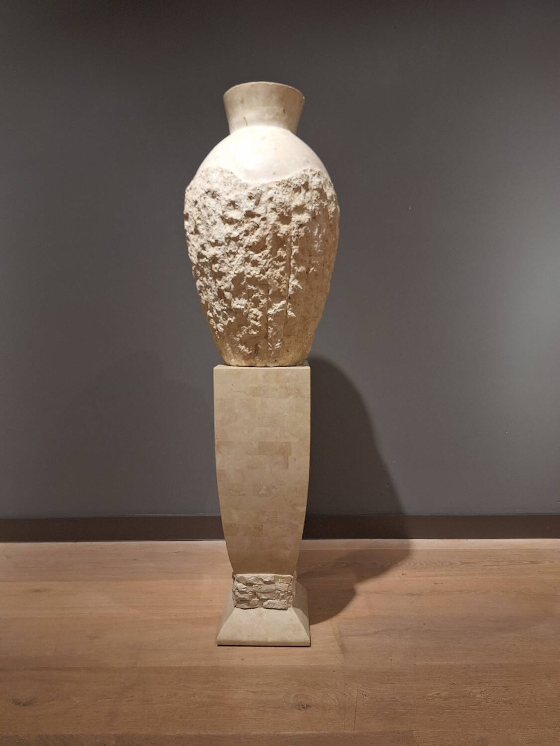 Large stone vase from Mactan from the 1980s