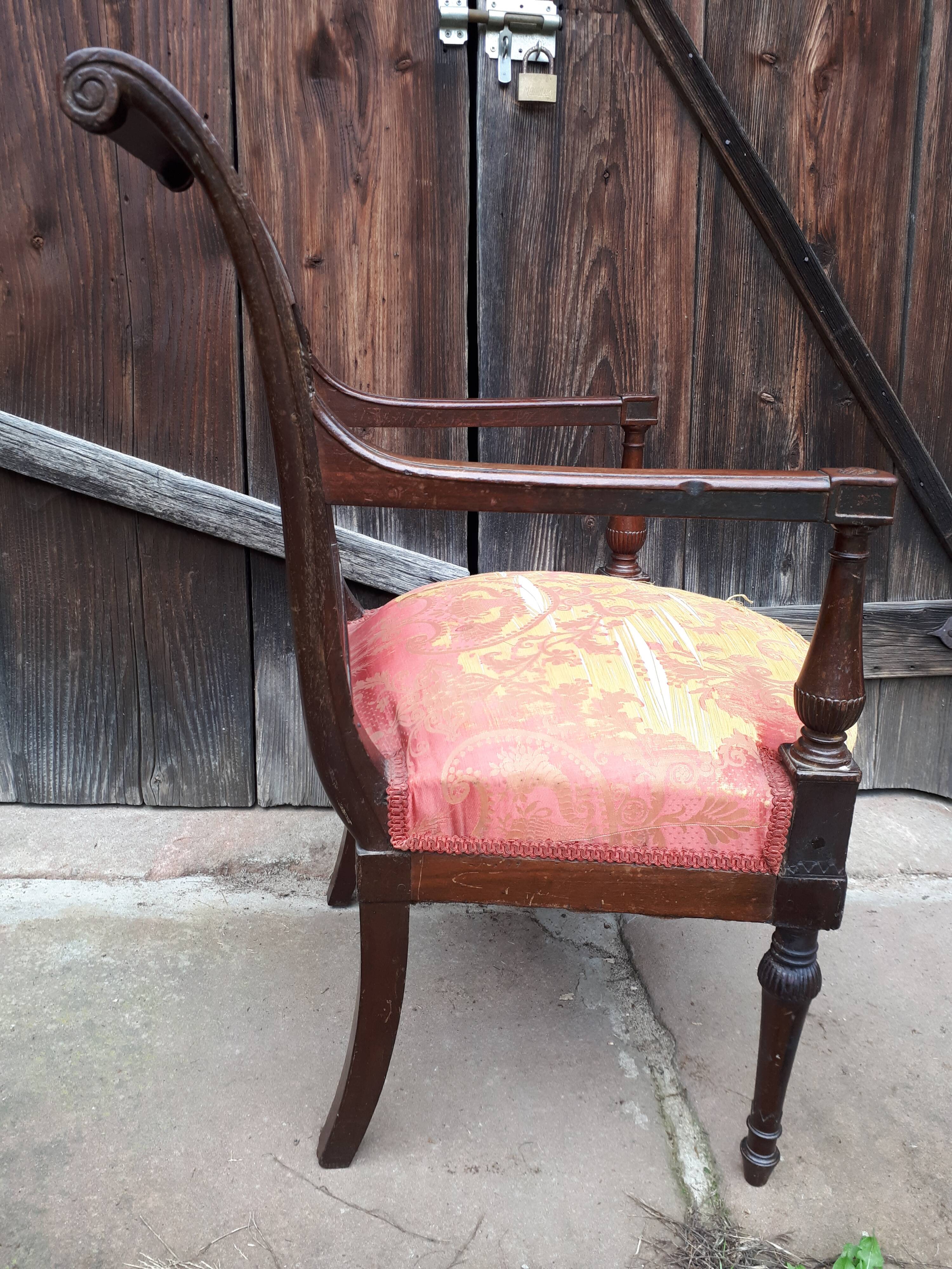 Pair of Jacob Desmalter armchairs
